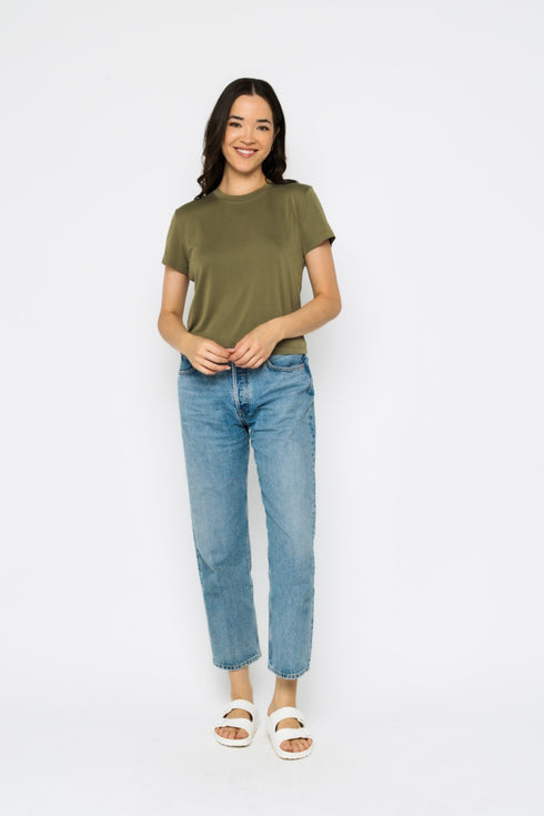 Claire-Crew Tee